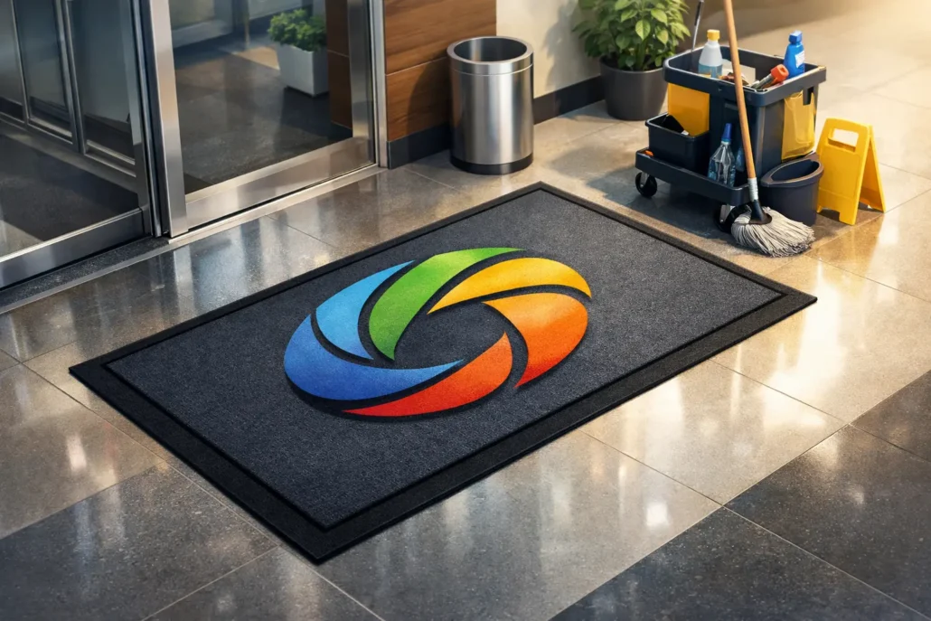 Custom Entrance Logo Mats That Work Hard
