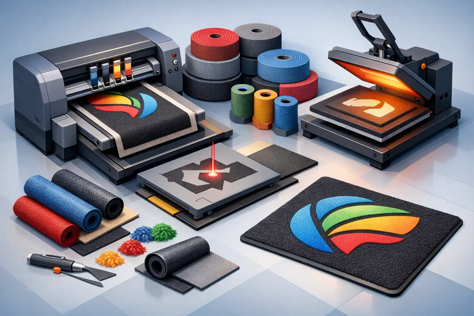 How Are Logo Mats Made?