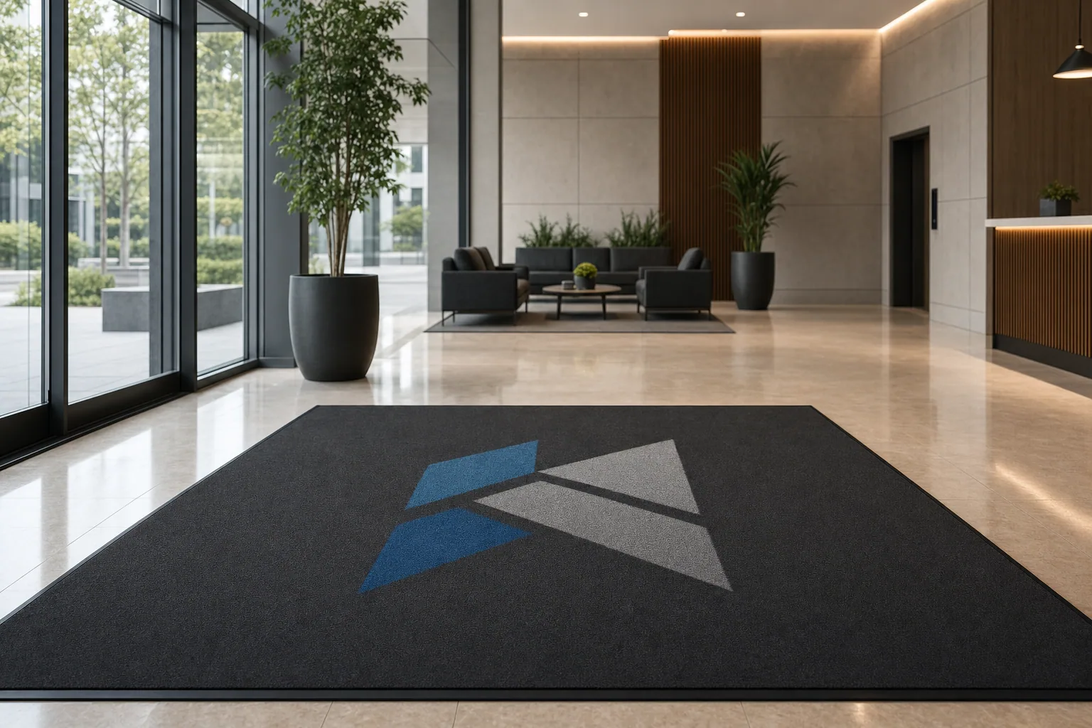 Logo mats for marketing