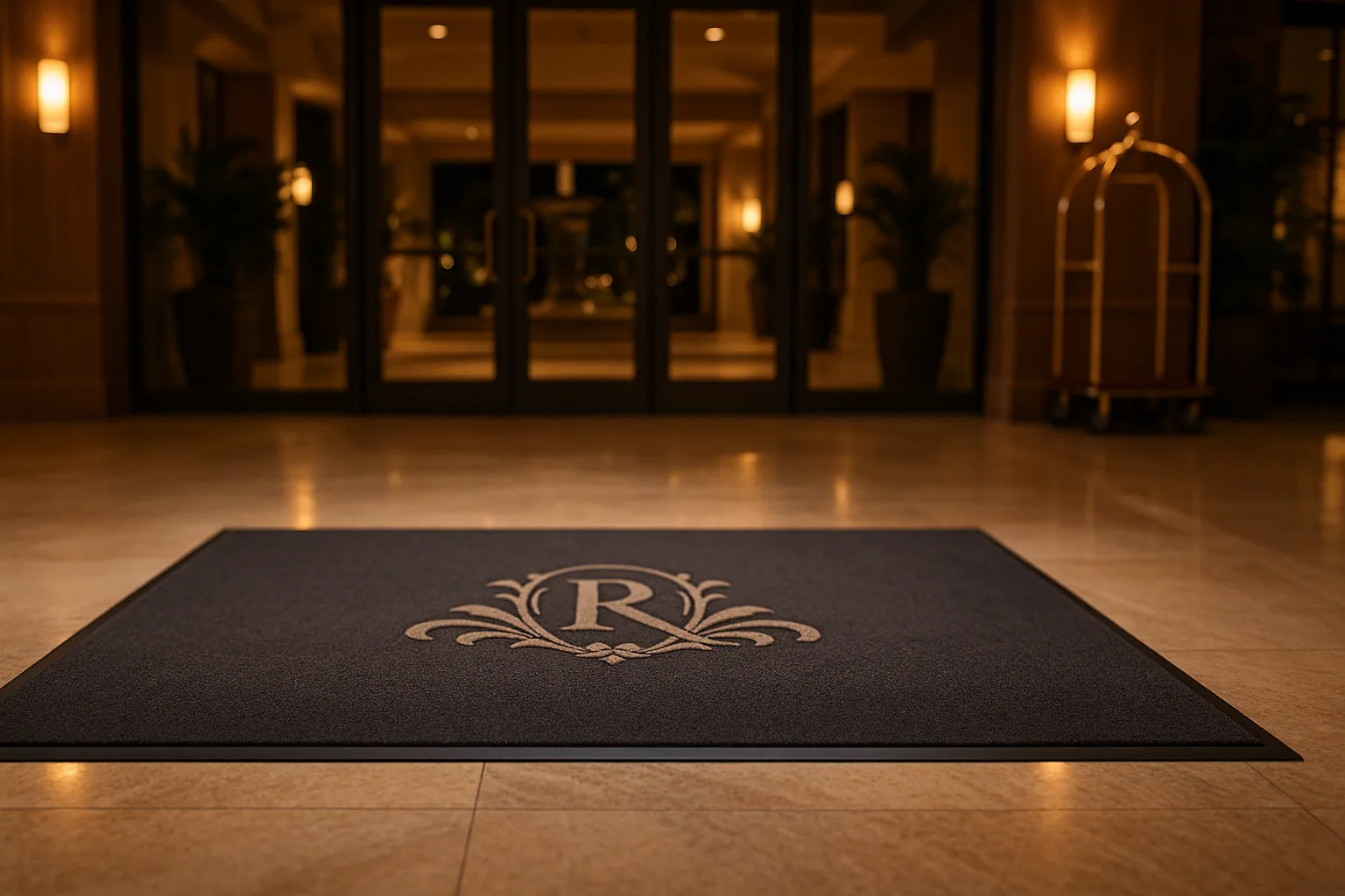 Custom logo floor mats