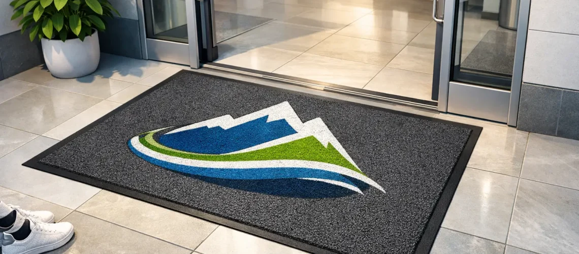 Berber Impression Logo Mats for Clean Entries